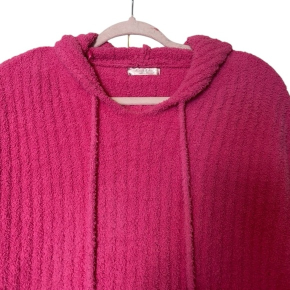 Altar’d State Pink Fleece Hoodie Size Large (L) - Picture 4 of 6